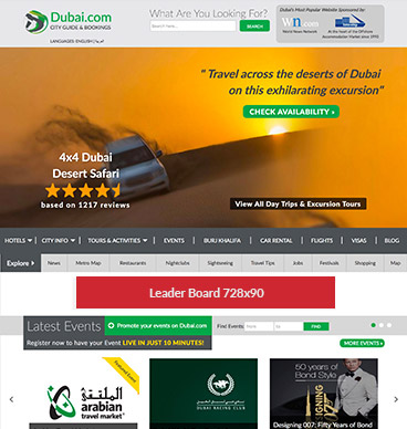 Advertising on Dubai.com