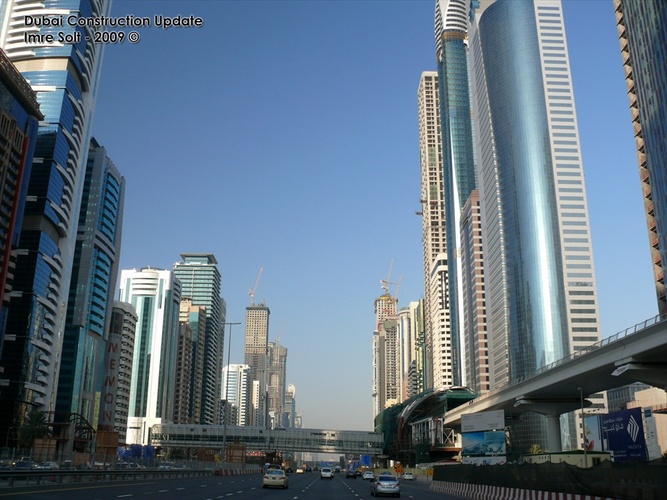 Sheikh Zayed Road, Dubai , 30/January/2009