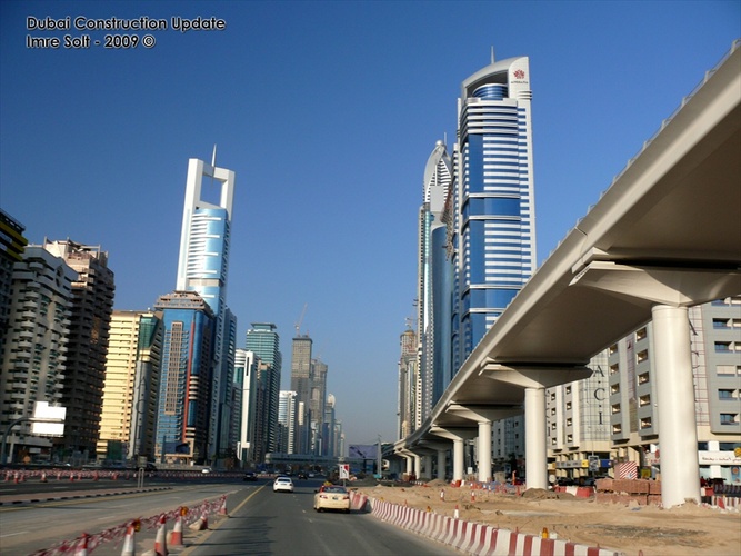 Sheikh Zayed Road, Dubai , 30/January/2009