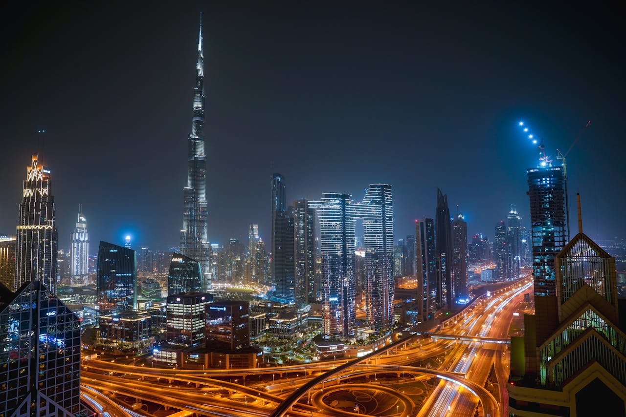 Dubai at night